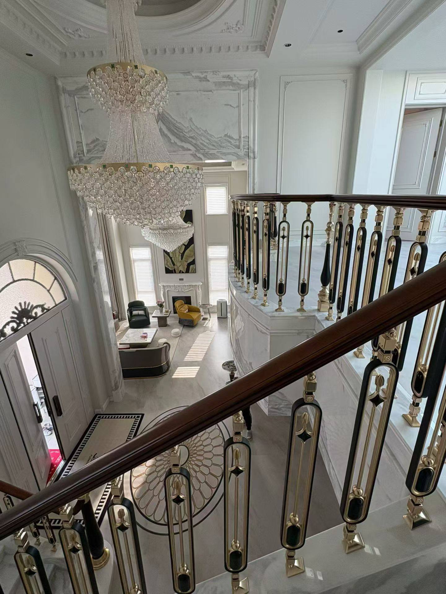 Fertig installiertes Treppengeländer Projekt 6