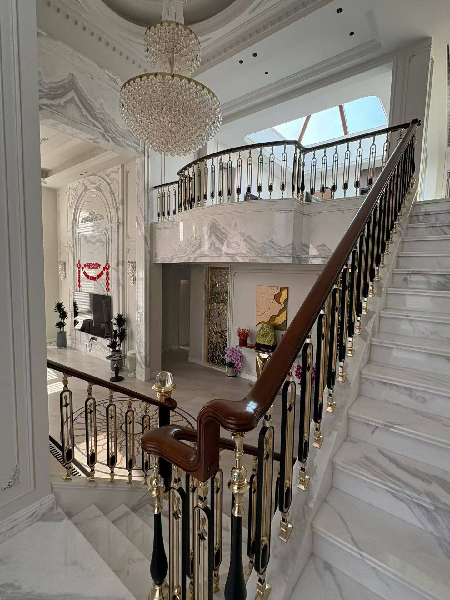 Fertig installiertes Treppengeländer Projekt 5