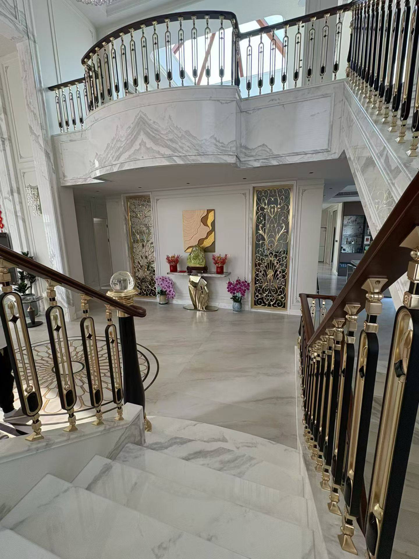 Fertig installiertes Treppengeländer Projekt 3